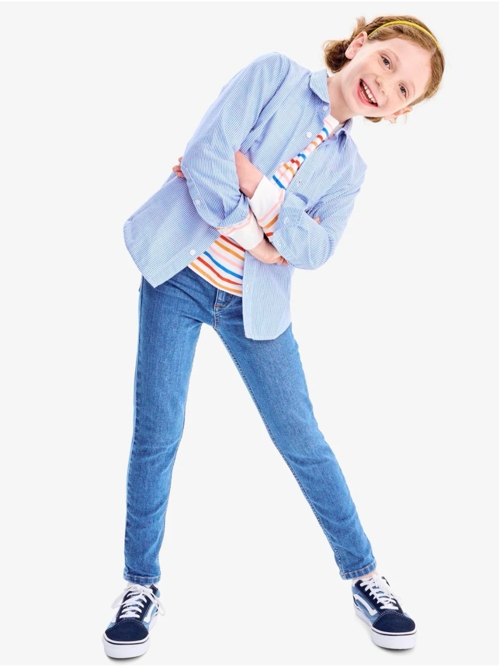 Primary Kids Slim Jean Classic Wash Recycled Fibers Spandex Lightweight 10